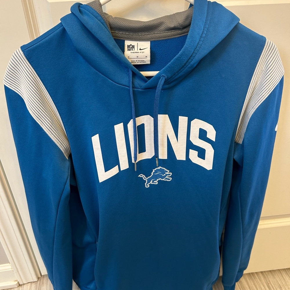 Nike Blue Detroit Lions Hoodie - Men's